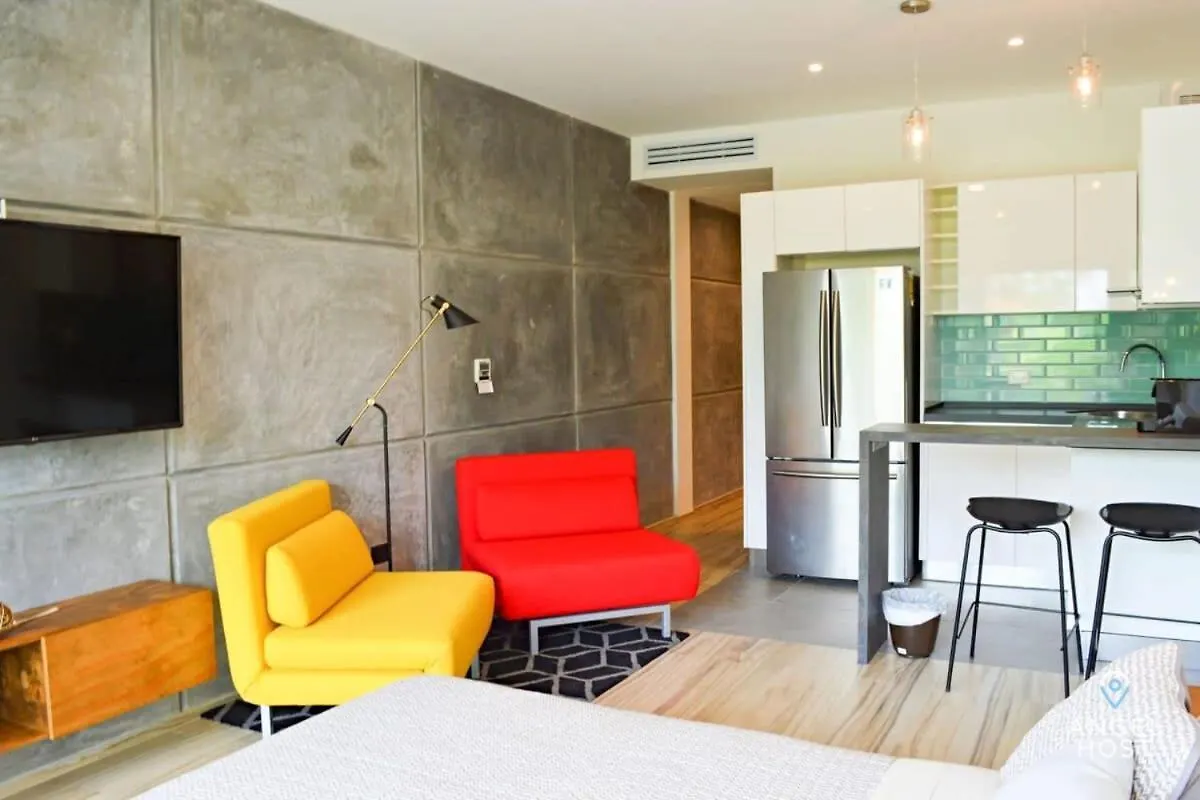 Studio On 5Th, Pvt Balcony, Oceanview Roof Pool Playa del Carmen Holiday home