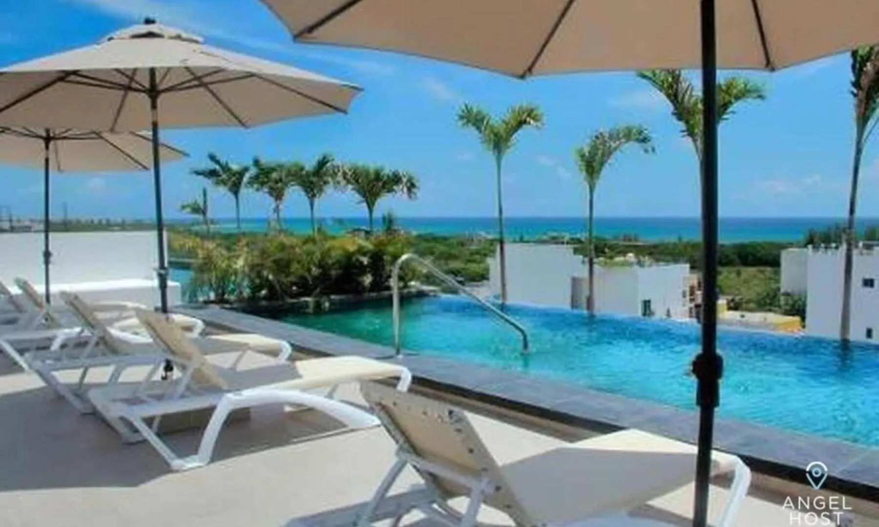 Studio On 5Th, Pvt Balcony, Oceanview Roof Pool Playa del Carmen Mexiko
