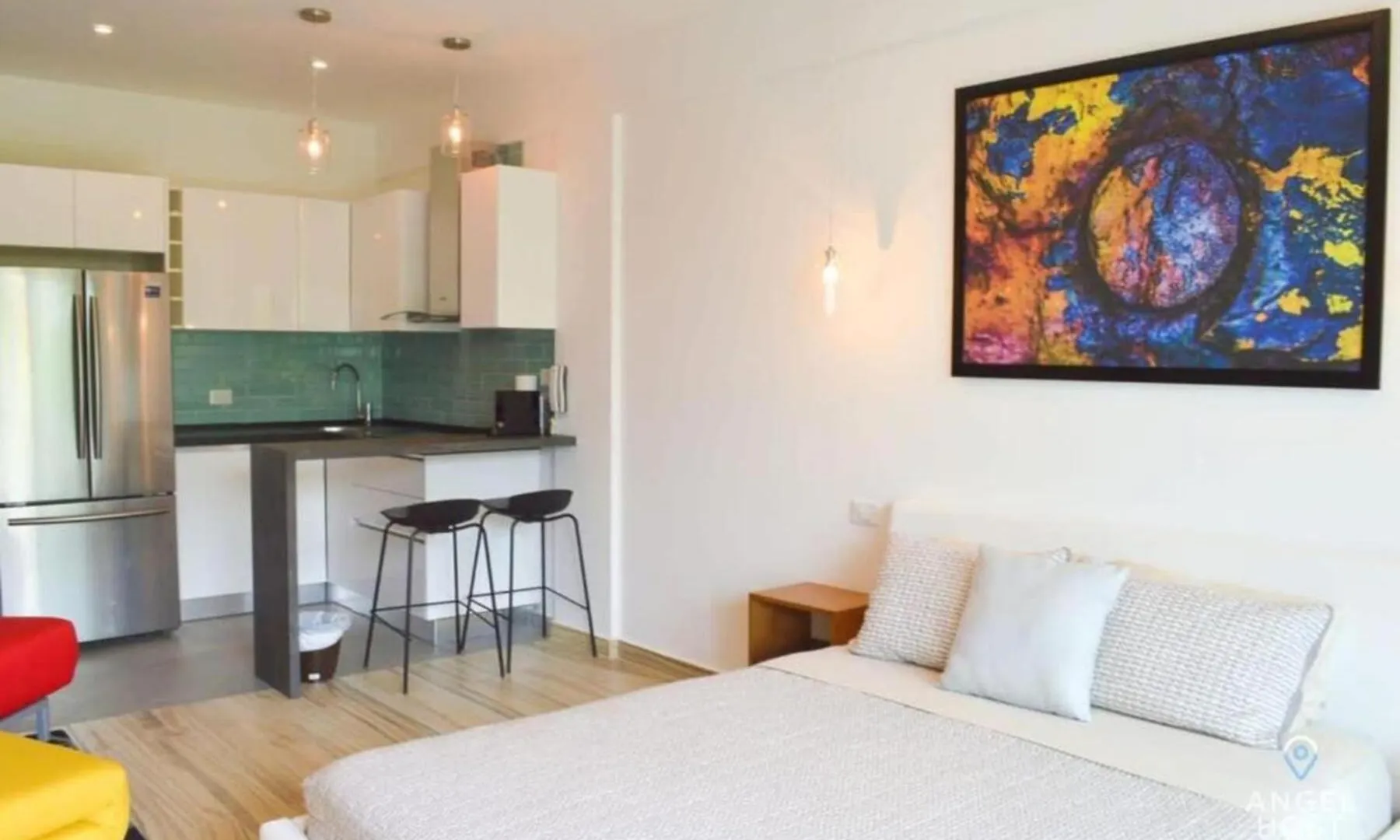 Semesterbostad Studio On 5Th, Pvt Balcony, Oceanview Roof Pool Playa del Carmen