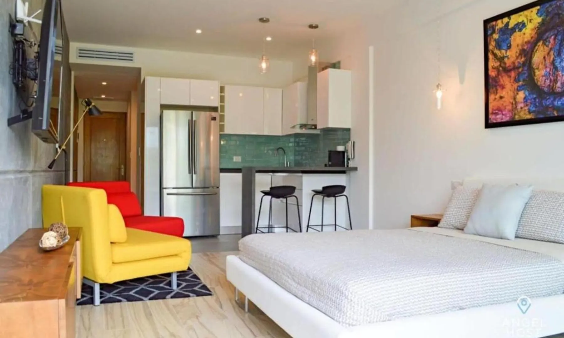 Studio On 5Th, Pvt Balcony, Oceanview Roof Pool Playa del Carmen Mexiko