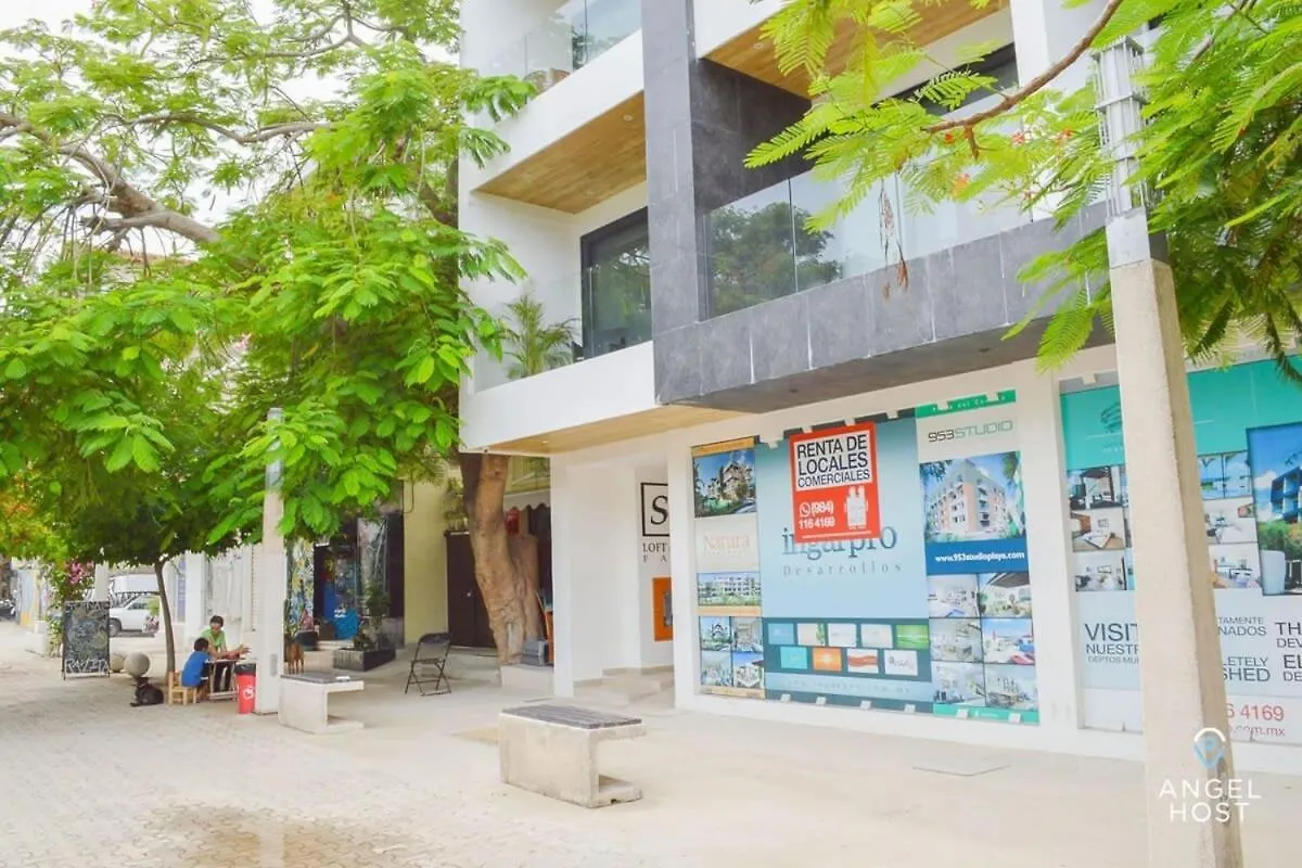 Semesterbostad Studio On 5Th, Pvt Balcony, Oceanview Roof Pool Playa del Carmen