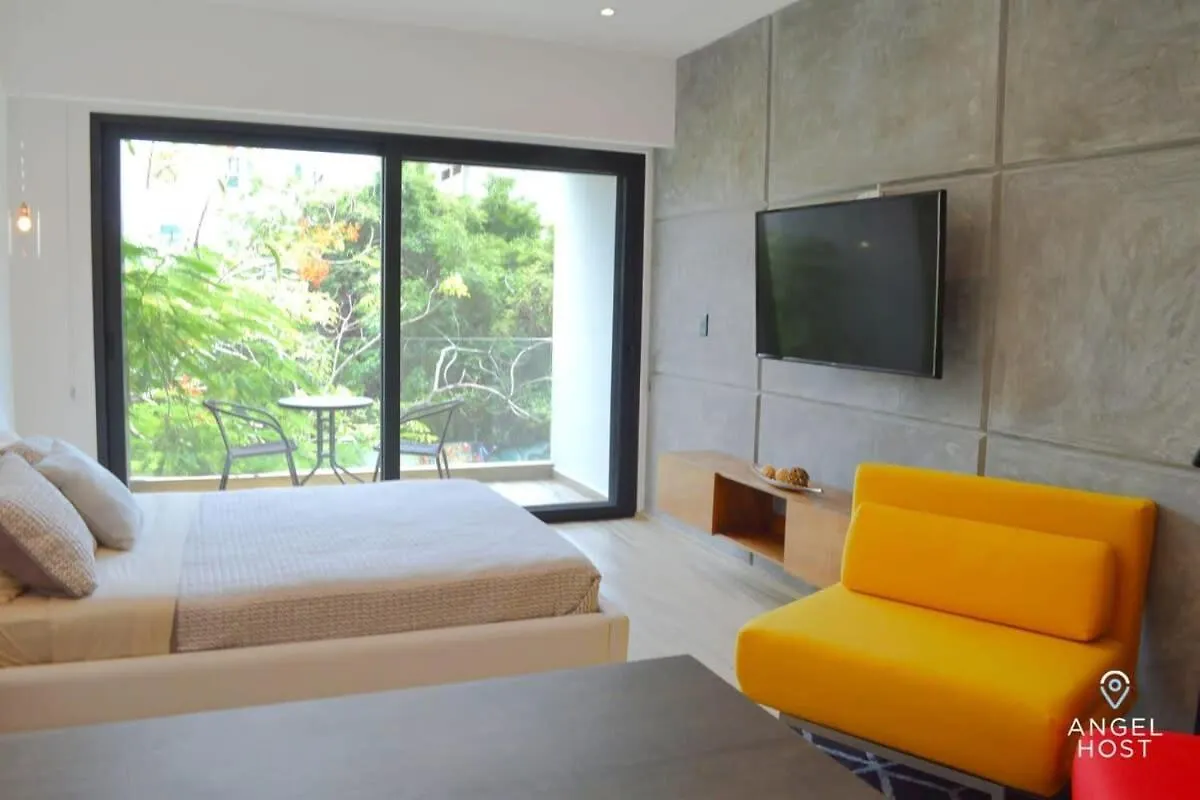 Studio On 5Th, Pvt Balcony, Oceanview Roof Pool Playa del Carmen Mexiko