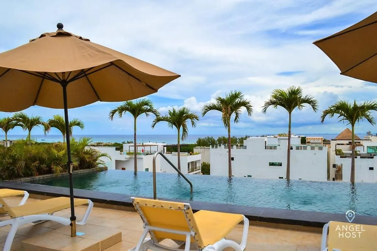 Studio On 5Th, Pvt Balcony, Oceanview Roof Pool Playa del Carmen